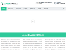 Tablet Screenshot of glassy-surface.net